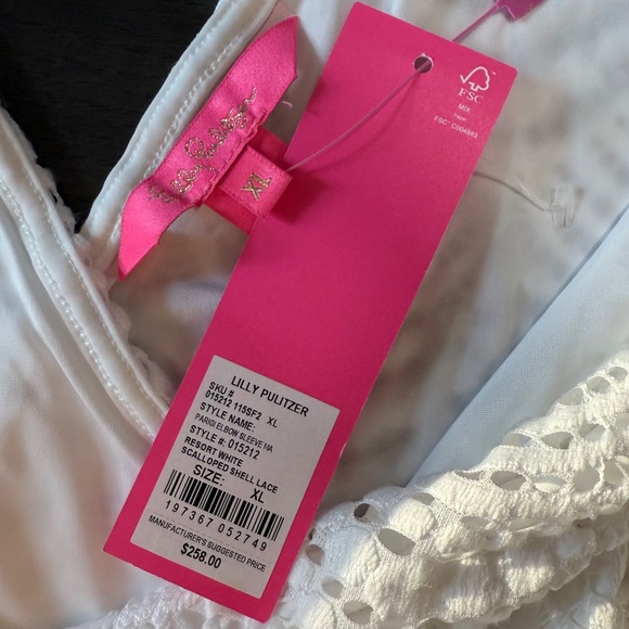 Lilly Pulitzer Parigi Lace Maxi Dress Size XL - Picture 9 of 11